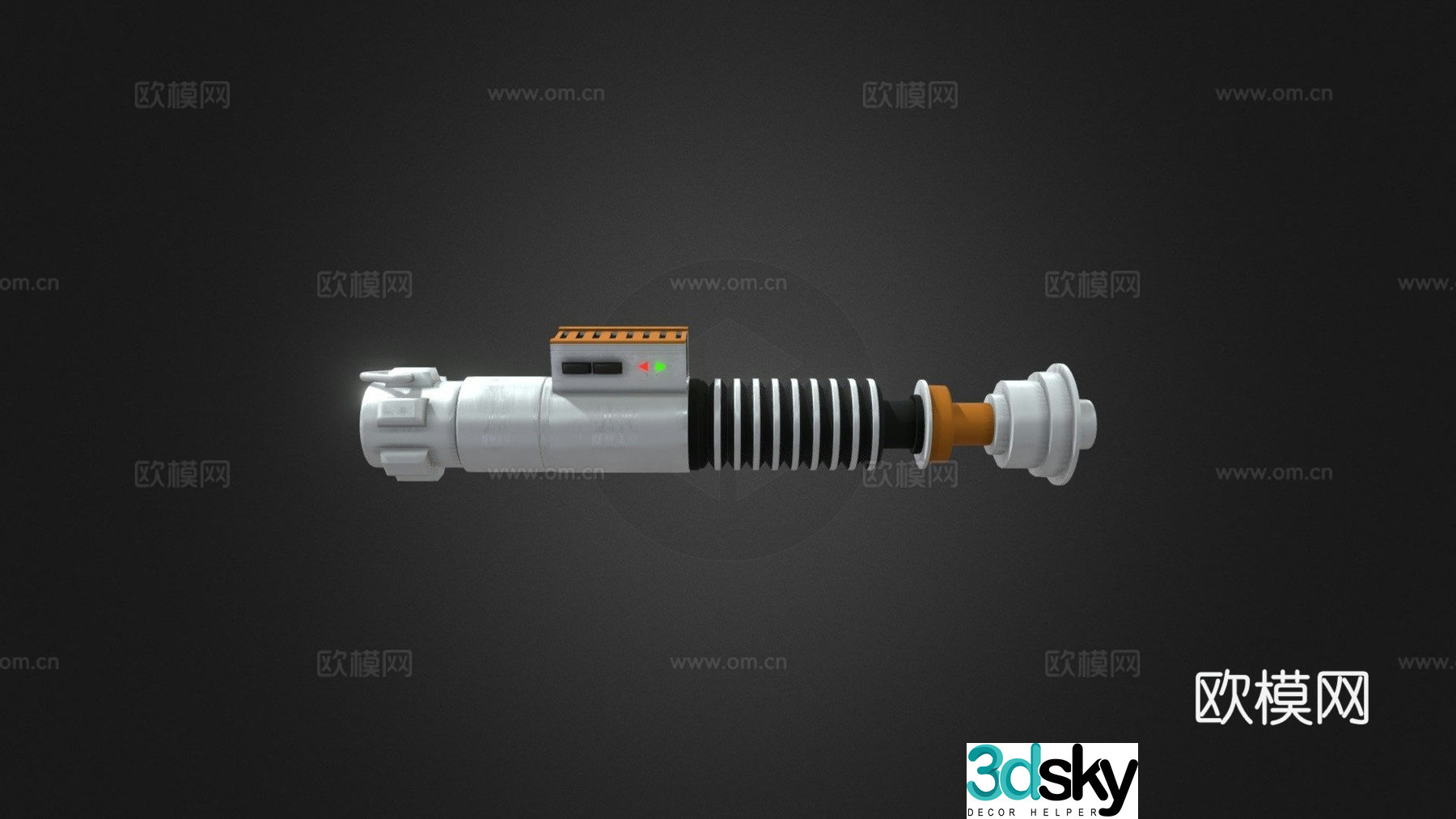 Luke Skywalker lightsaber 3d model
