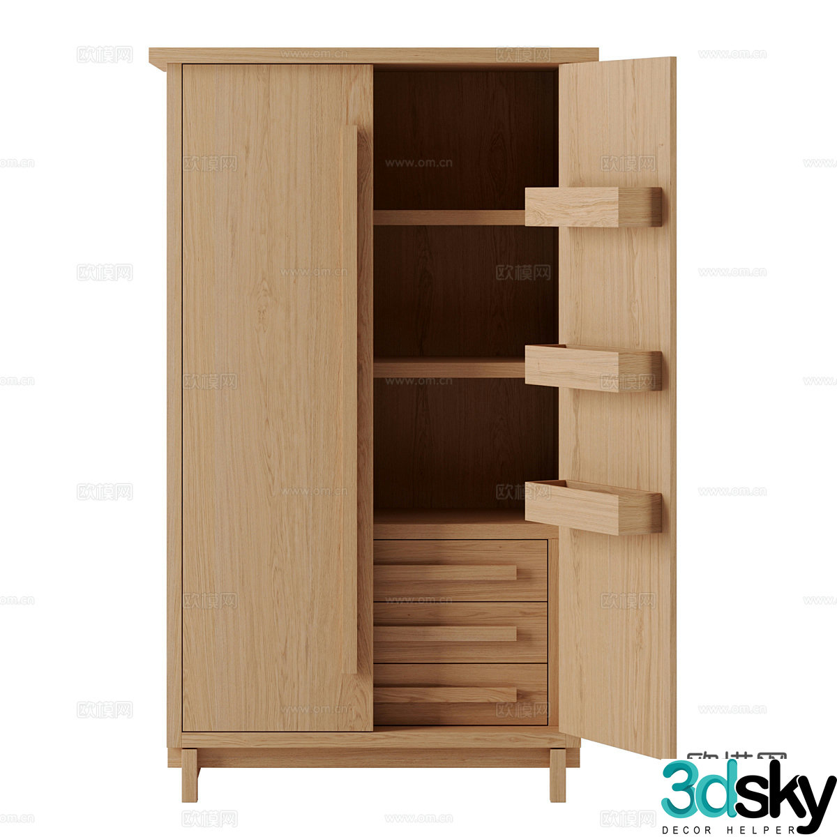 Side cabinet 3D model
