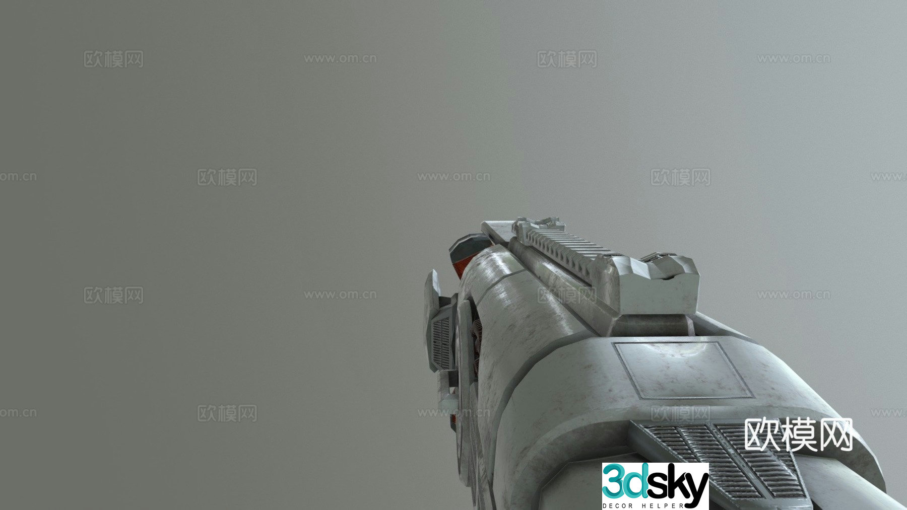 Tesla gun 3d model