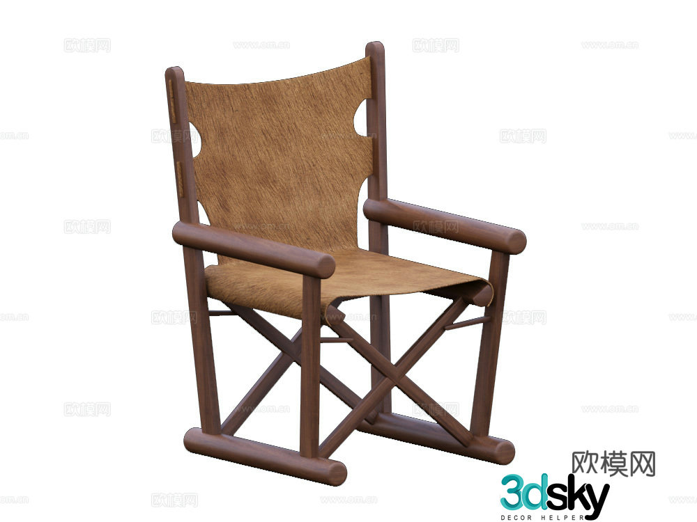 Modern chair Backrest chair 3d model