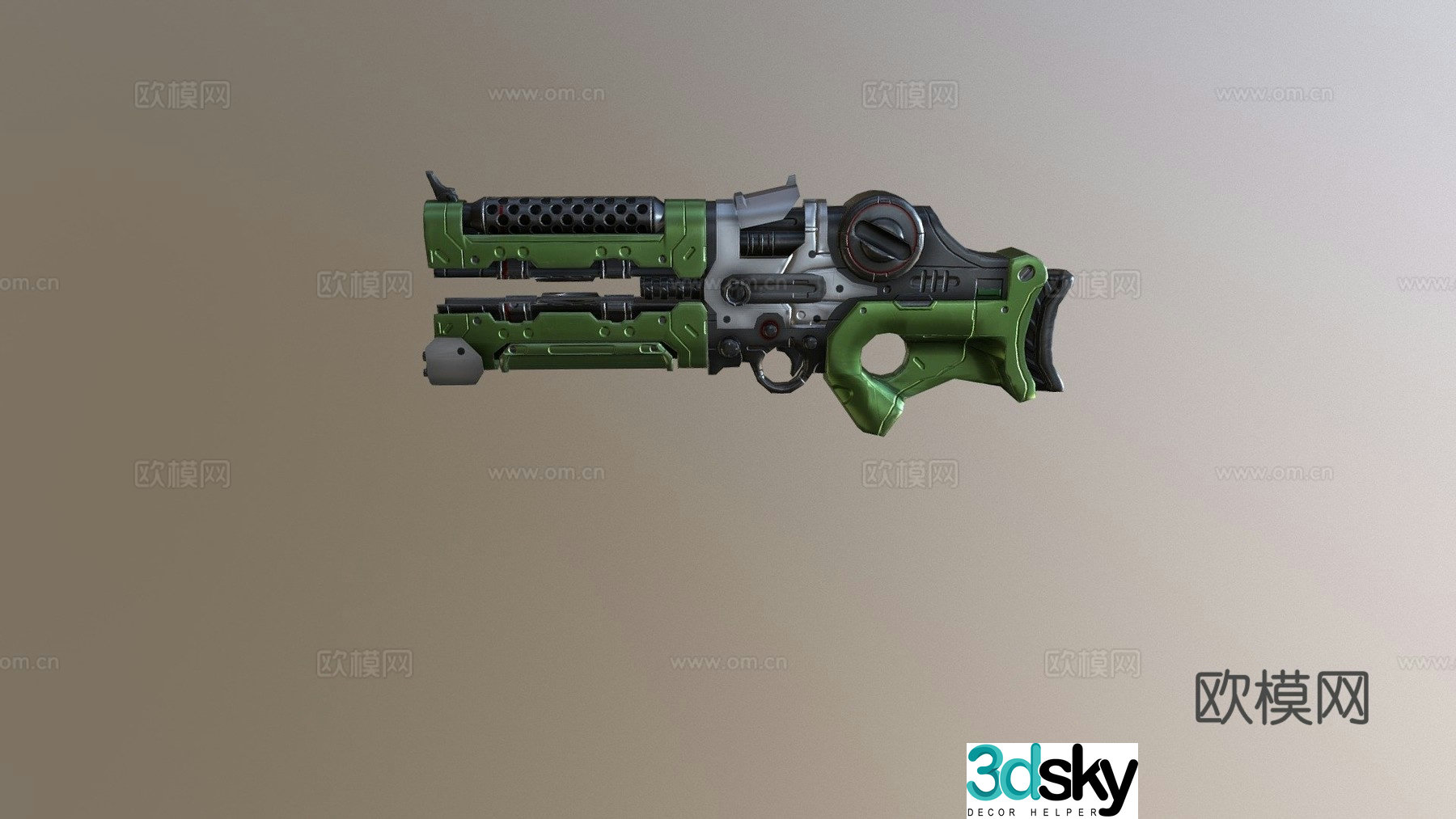 laser rifle 3d model