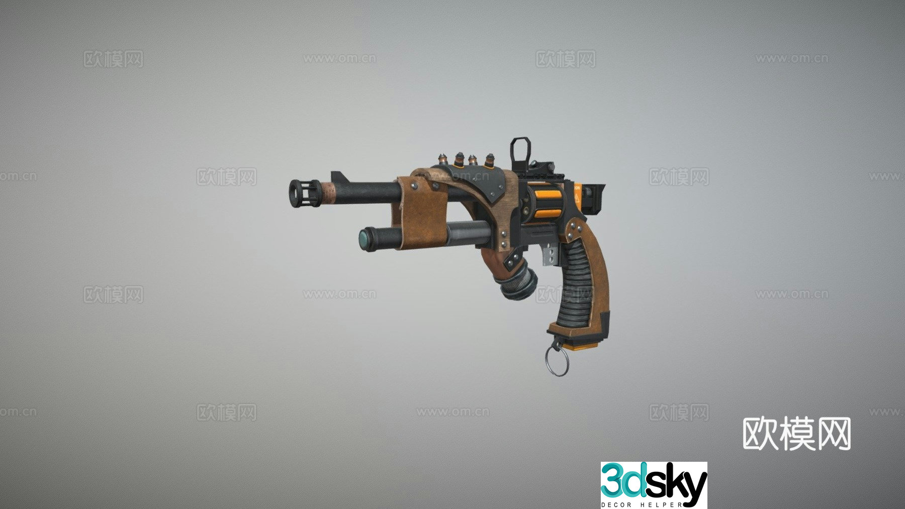 Sci-Fi Pistol - Plasma Projector Mk 02 3d model