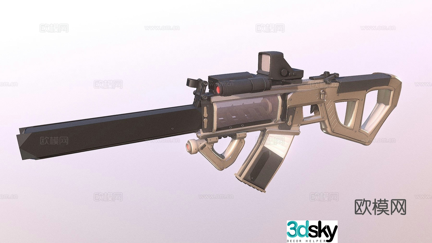 gun 3d model