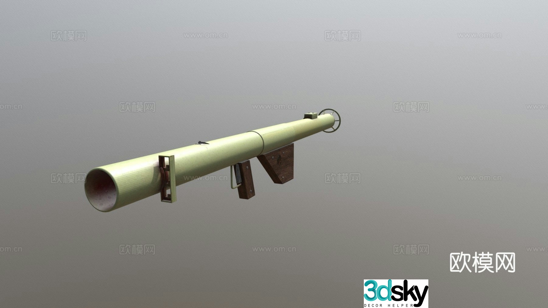 M1 rocket launcher 3d model