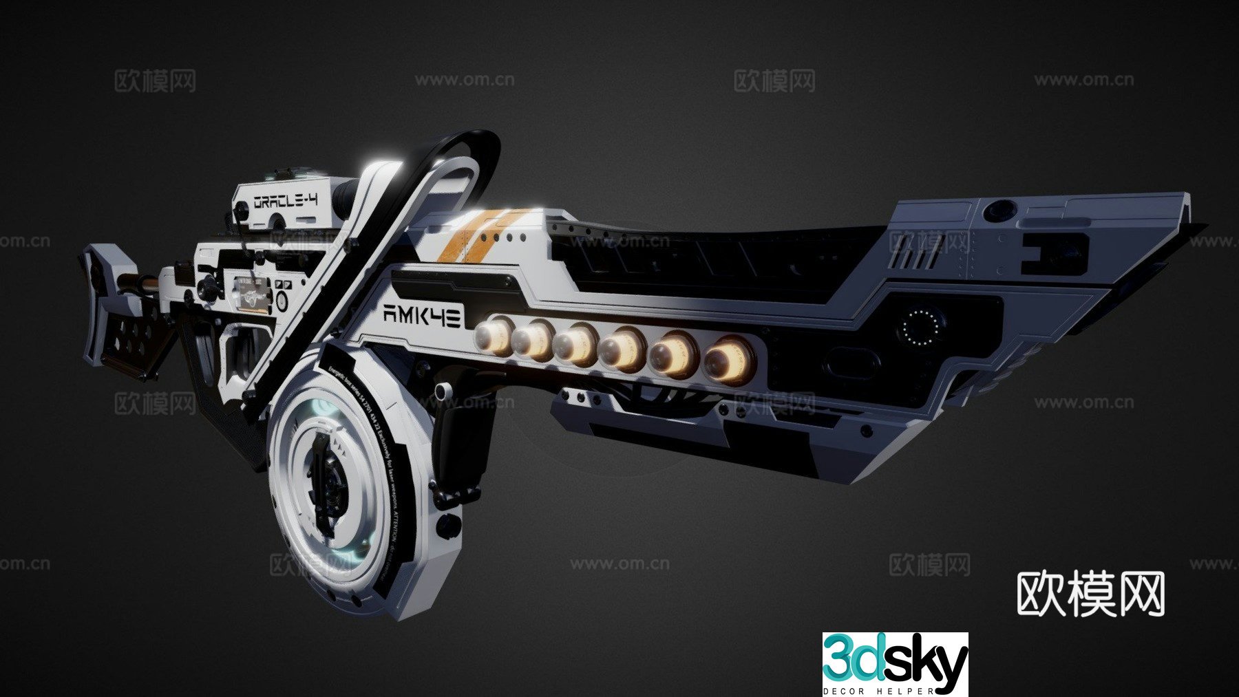 AMK-48 - Laser Gun 3d model