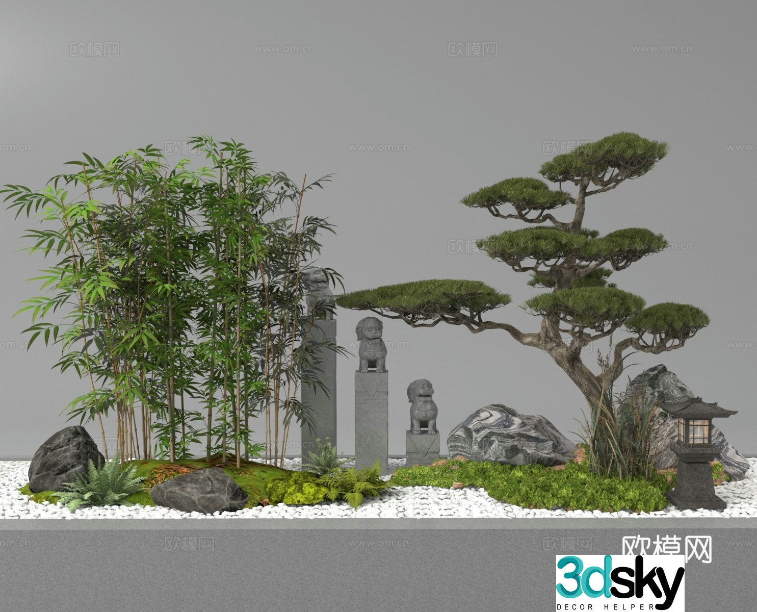 Plant Landscape Landscape Sketch Garden Landscape 3D Model