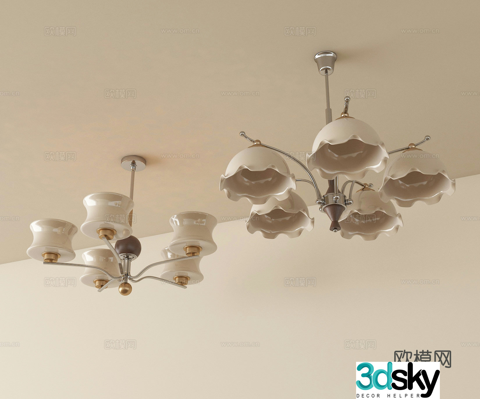 Chandelier Lighting Indoor Lighting 3D Model