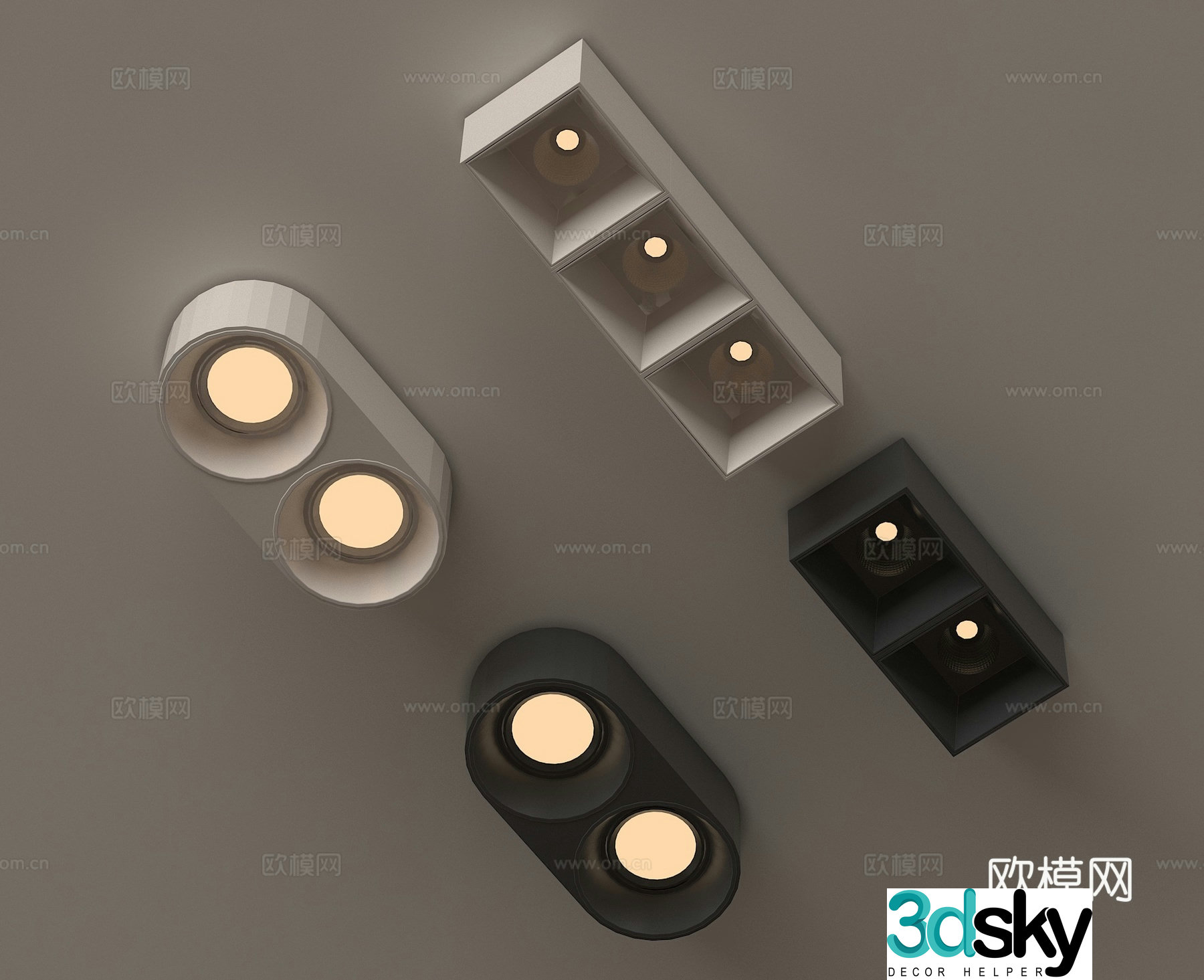 Spotlight Downlight 3D Model