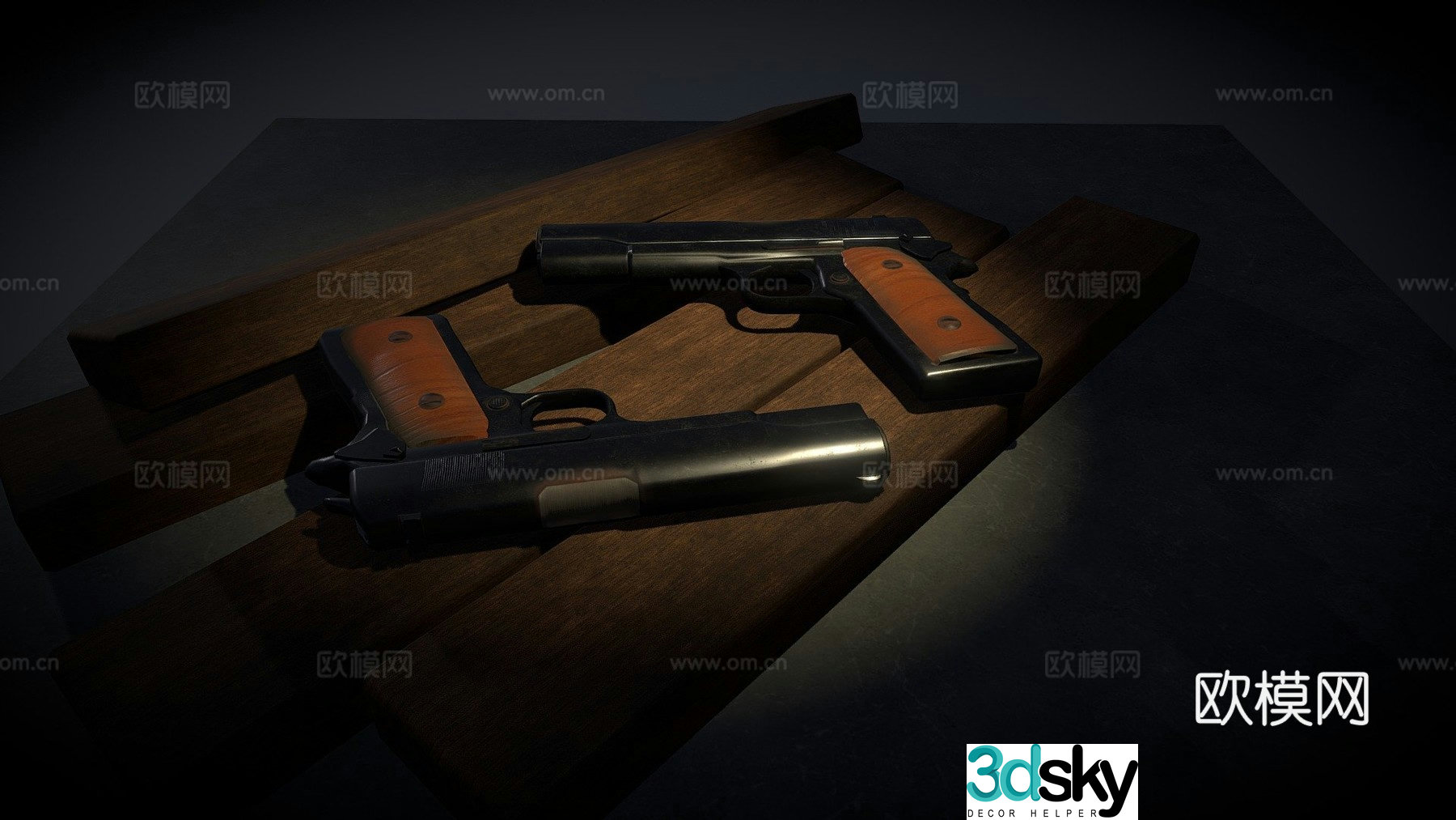 Pistol 3d model