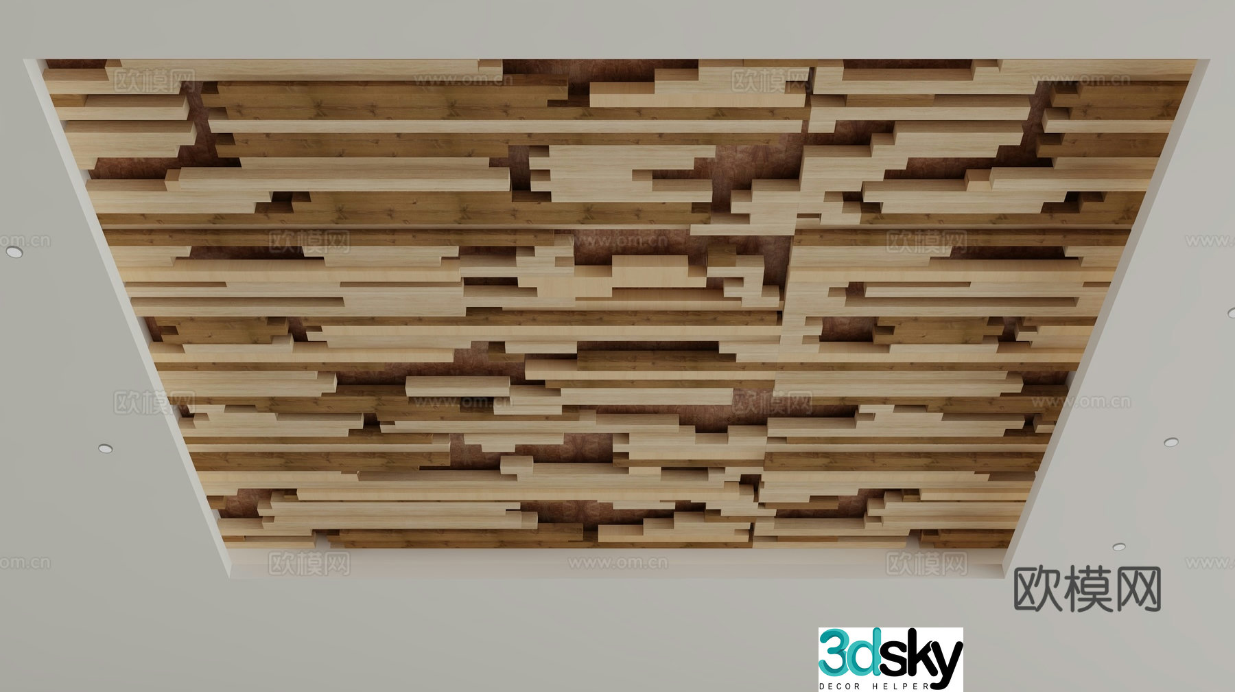 Modern ceiling 3d model