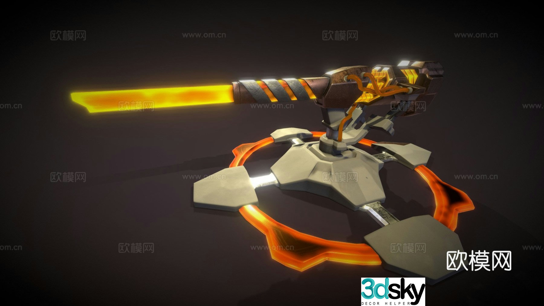 V2701-turret [Spring 2018 #ue4jam] 3d model