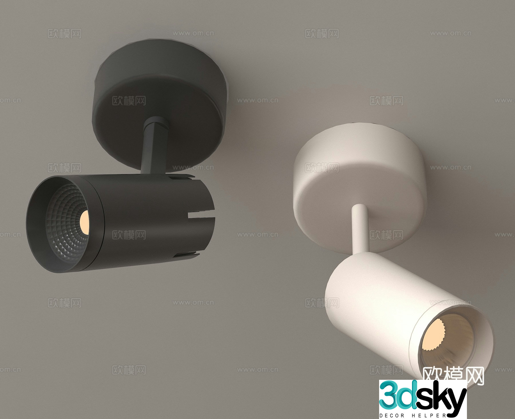 Spotlight Downlight 3D Model