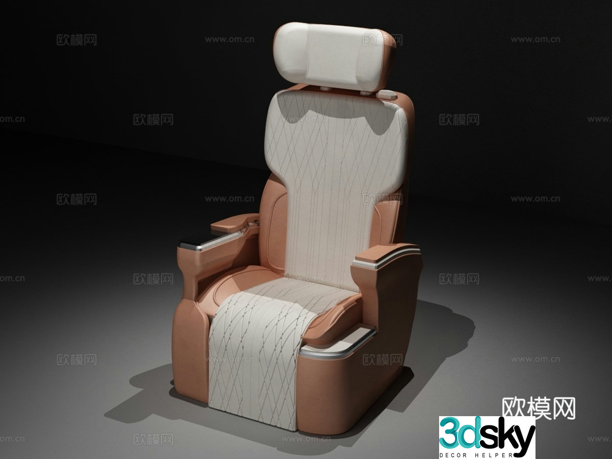 Aviation seat Car seat Airplane seat Business chair High-speed rail seat 3D model