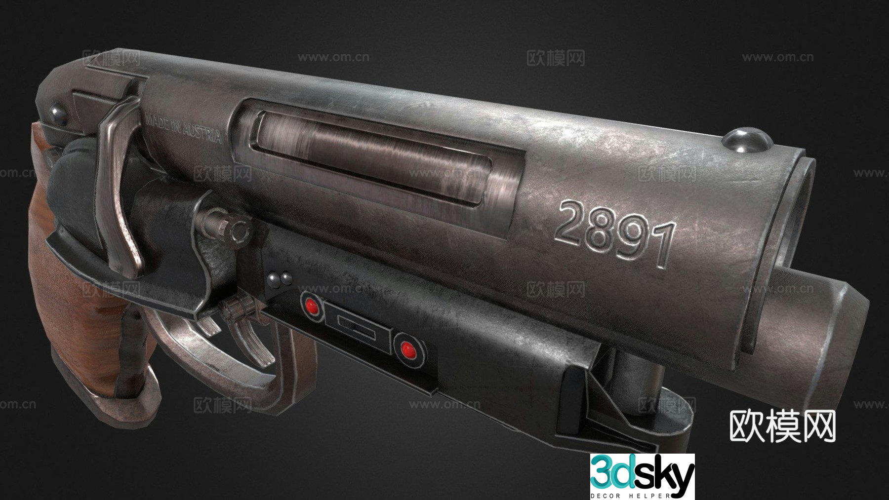 LAPD 2019 (Blade Runner Pistol) 3d model