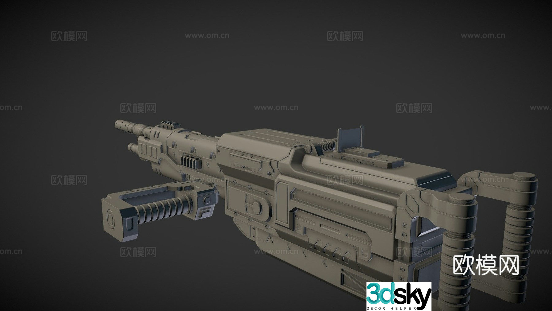NS2 heavy machine gun concept 3d model