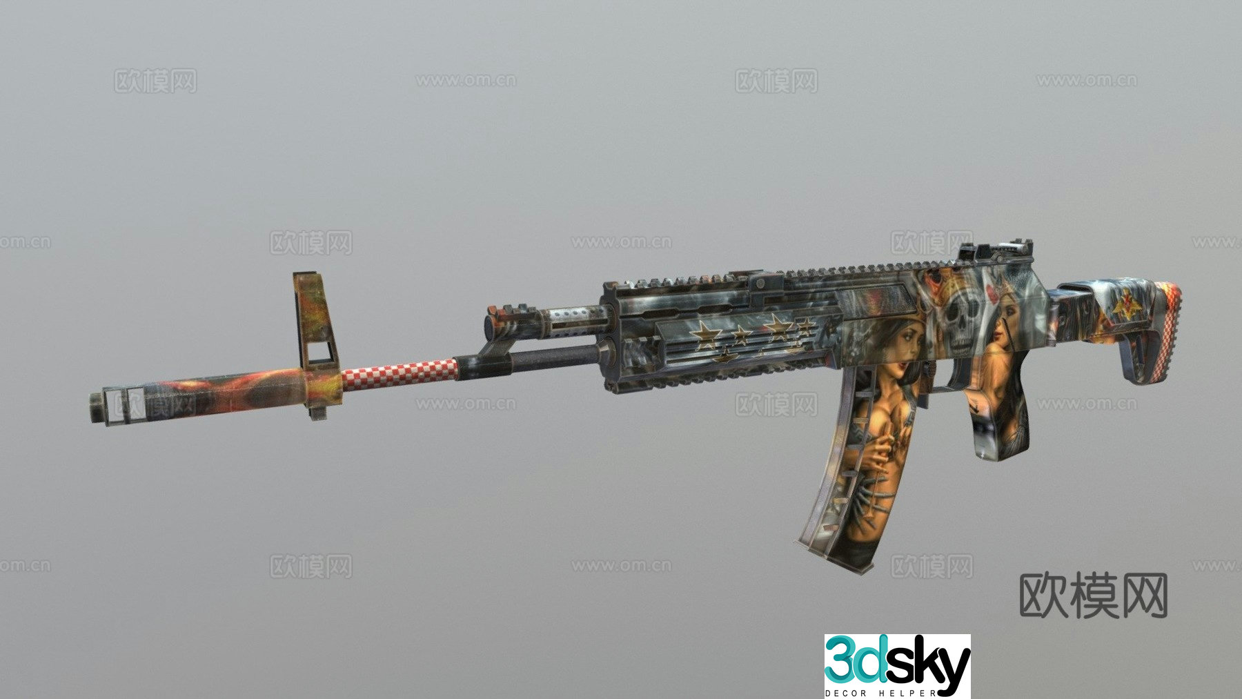 AK-12 Art Painting 103d Model