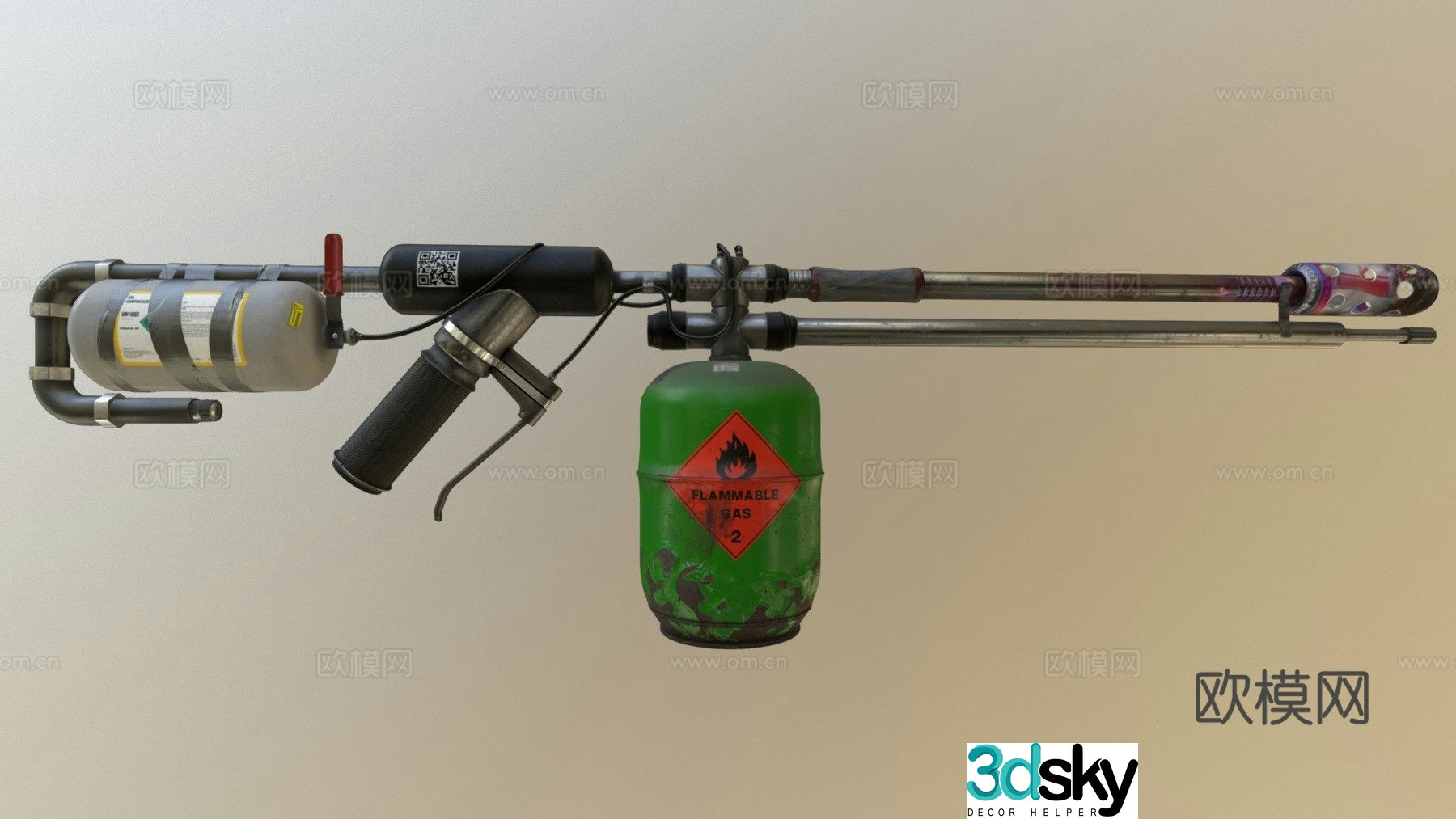 flamethrower 3d model