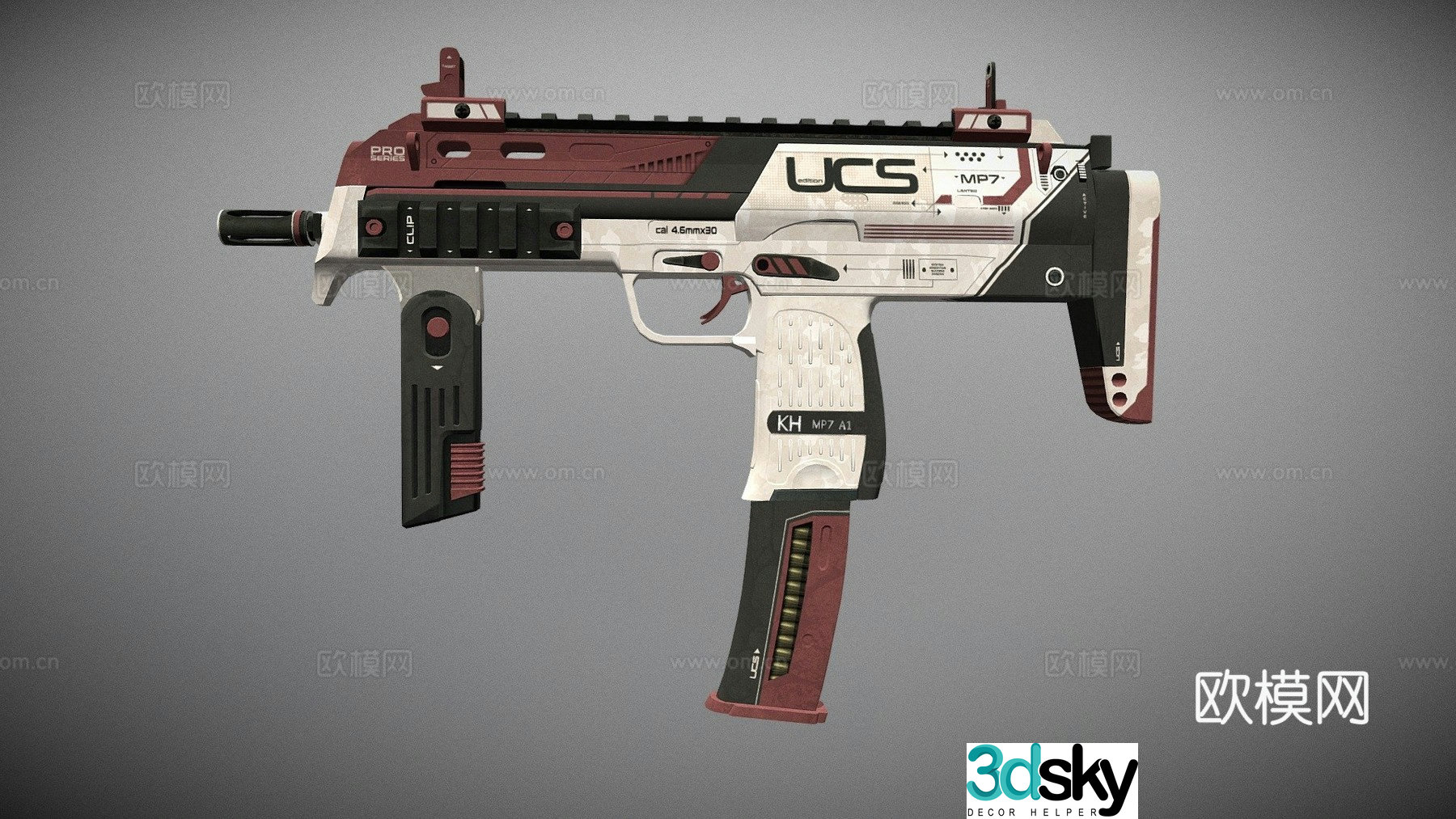 MP7 - UCS 3d model