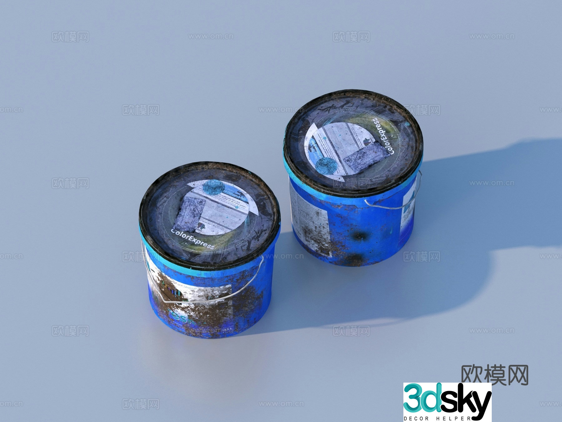 Oil tank Iron tank Iron barrel Oil tank 3d model