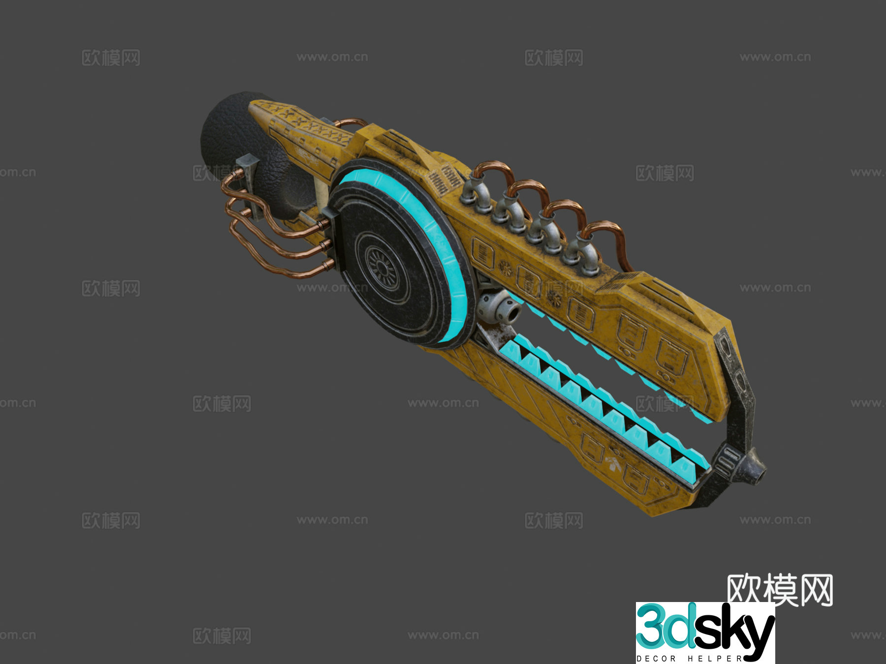 gravity gun 3d model
