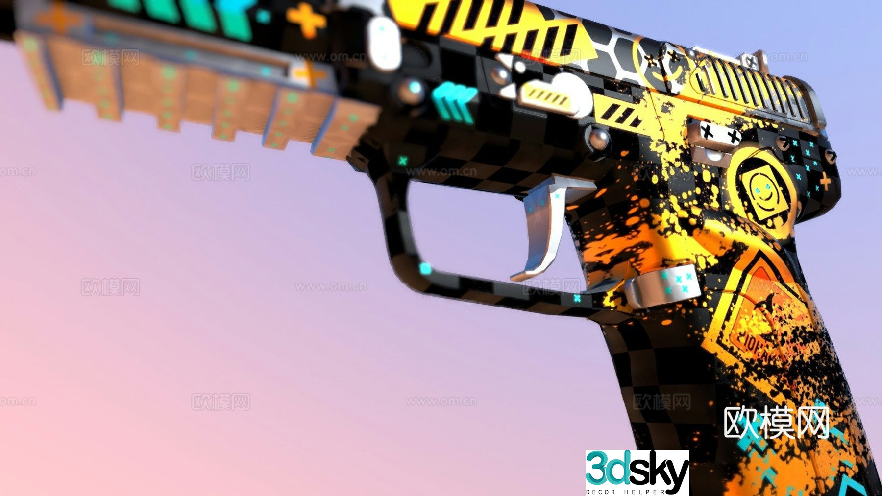 FiveSeven 3d model