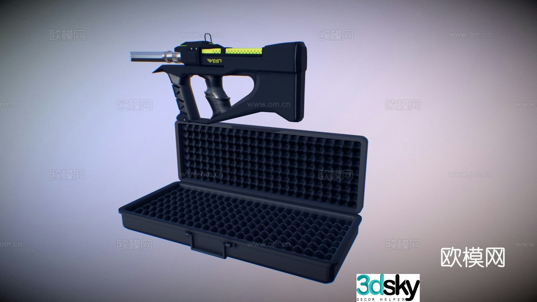 Weapon Veist Destiny 3d model