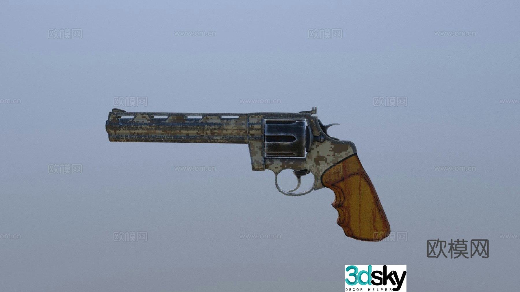 Almost Colt Python 3d model