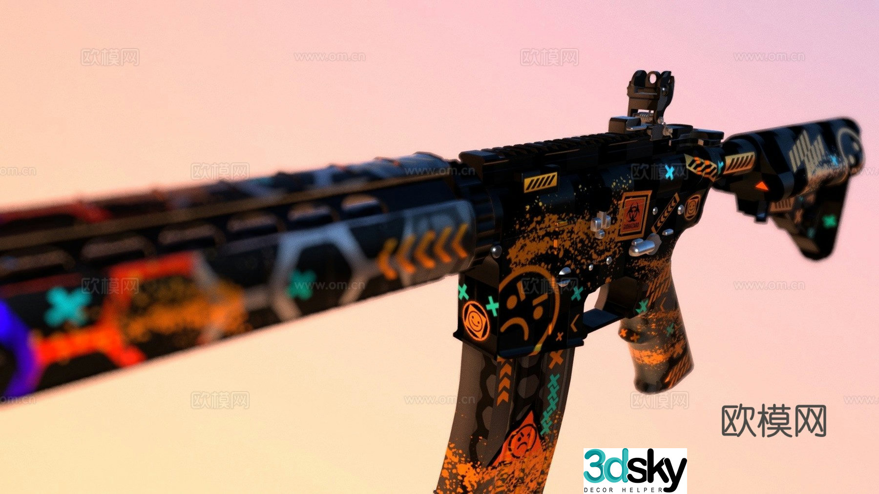 M4a4 3d model