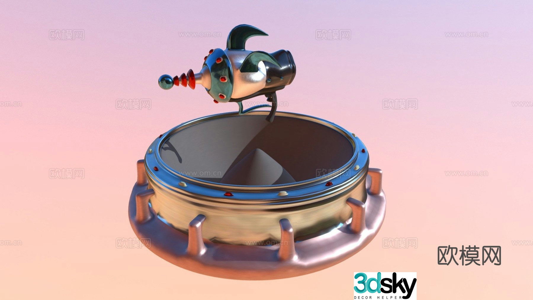 Space Ace Gun 3d model