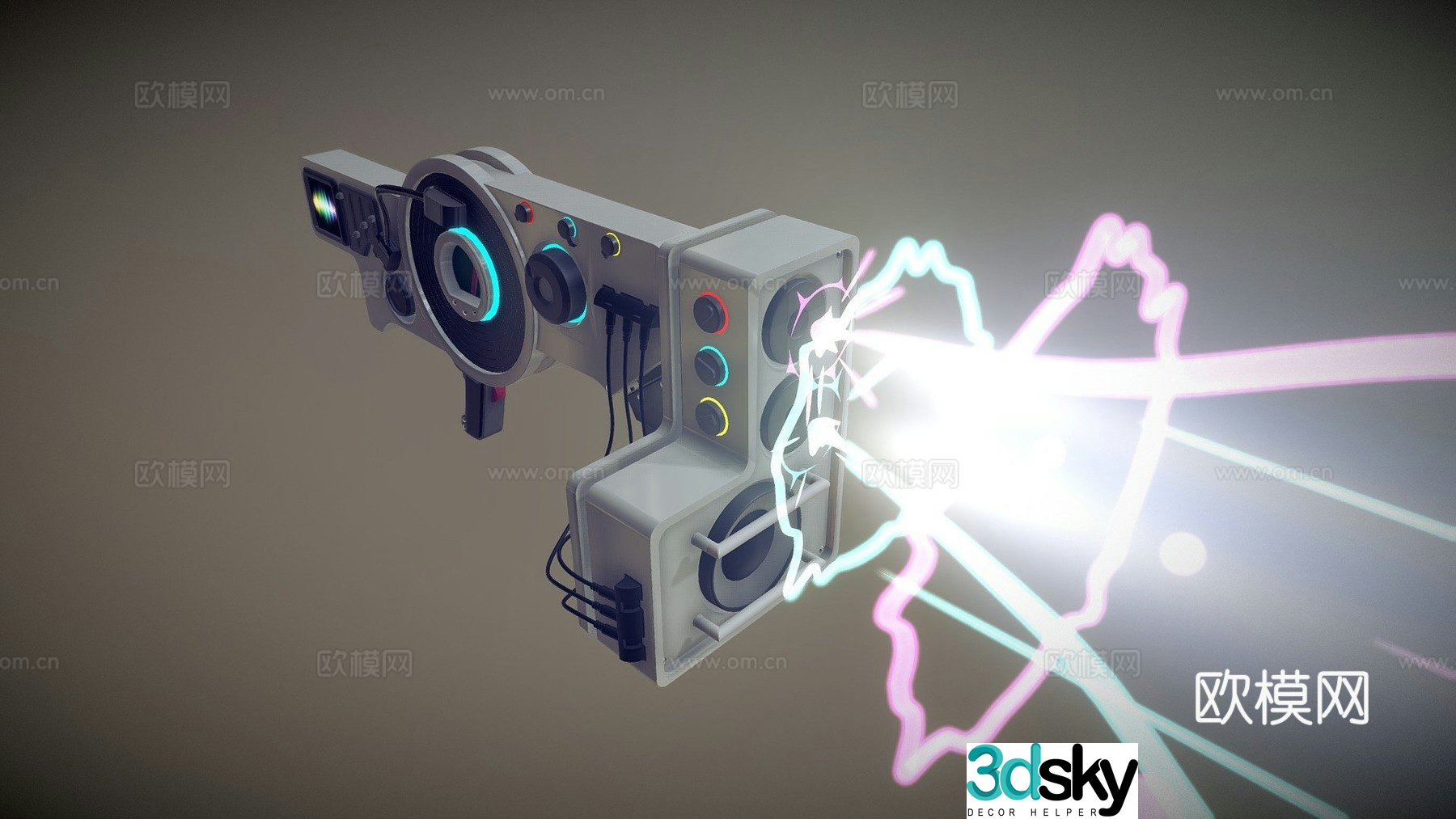 Dubstep Gun 3d model