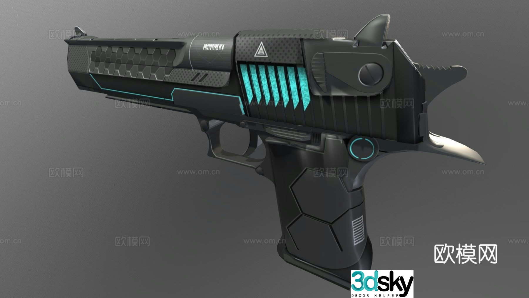 Desert Eagle GENOS 3d model