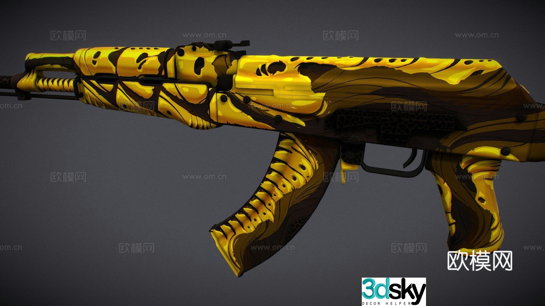 AK-47 – Super Hornet 3d model