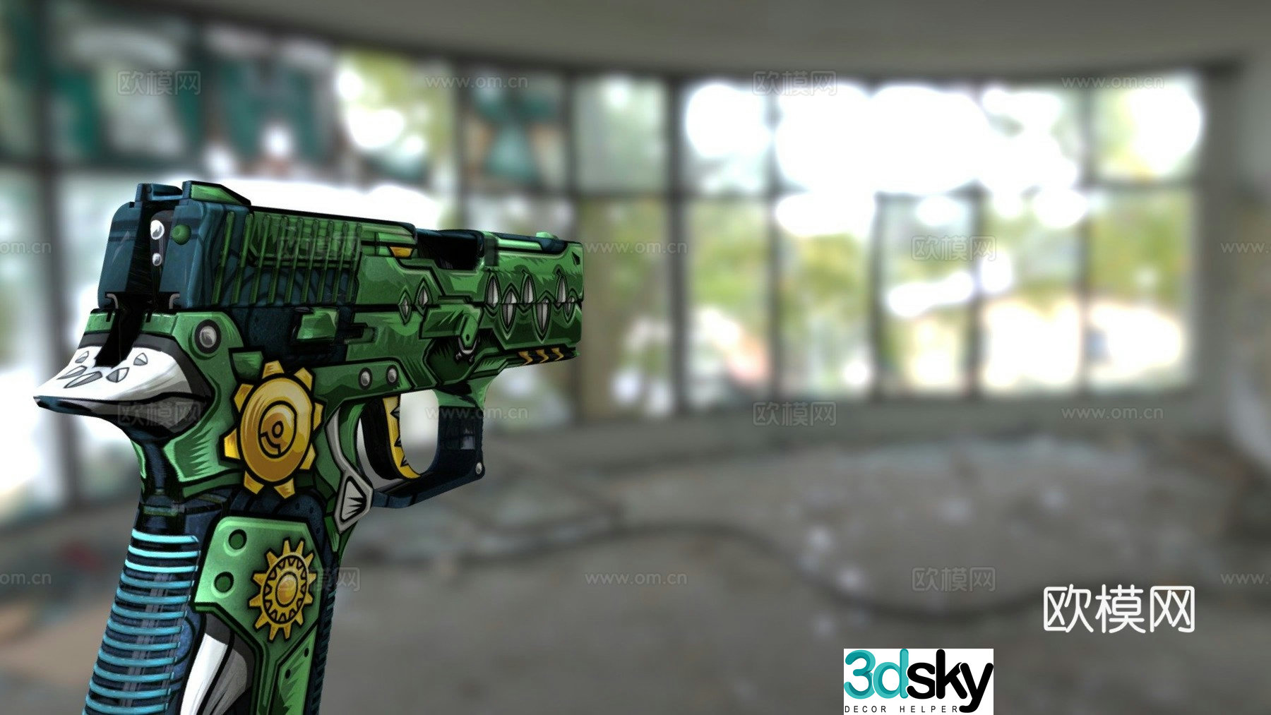 P228 CSGO random skin 3d model