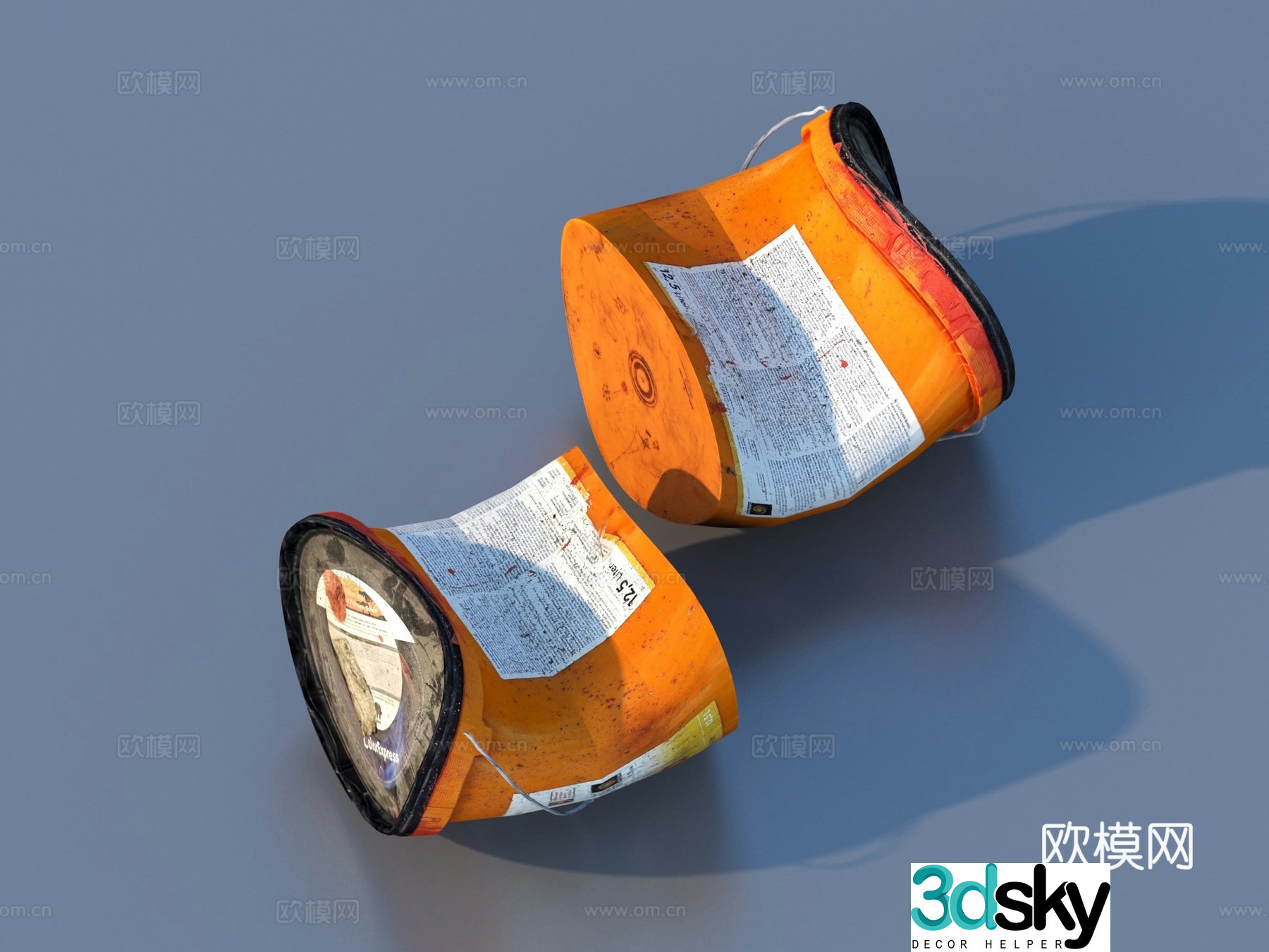 Oil tank Iron tank Iron barrel Oil tank 3d model
