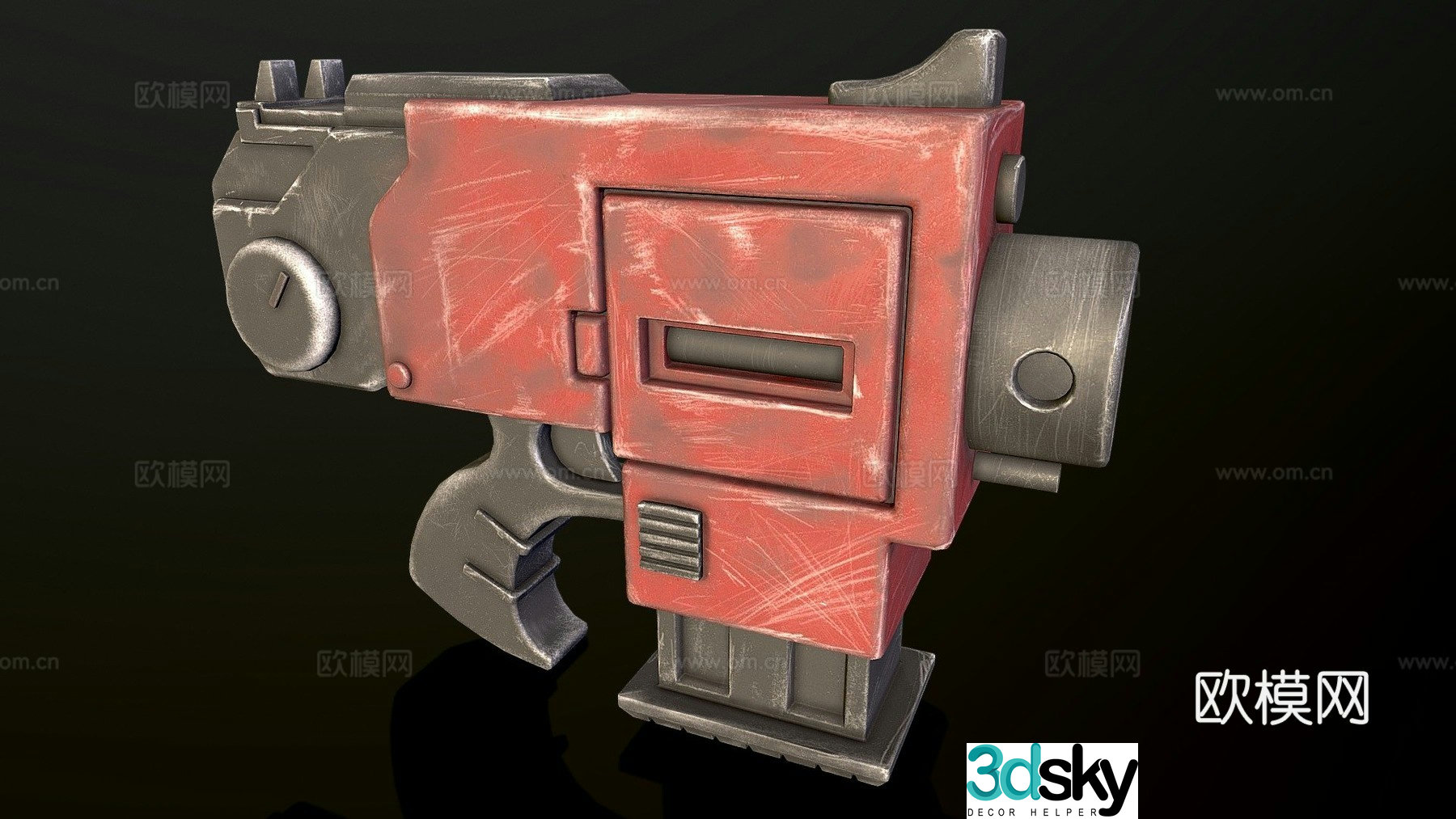 Warhammer 40k toy bolt pistol 3d model
