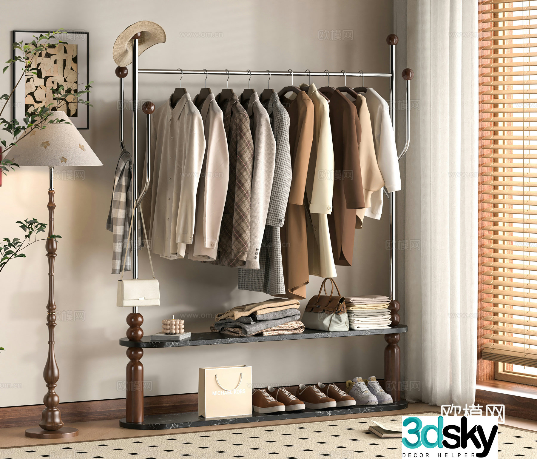 Modern hanger 3d model