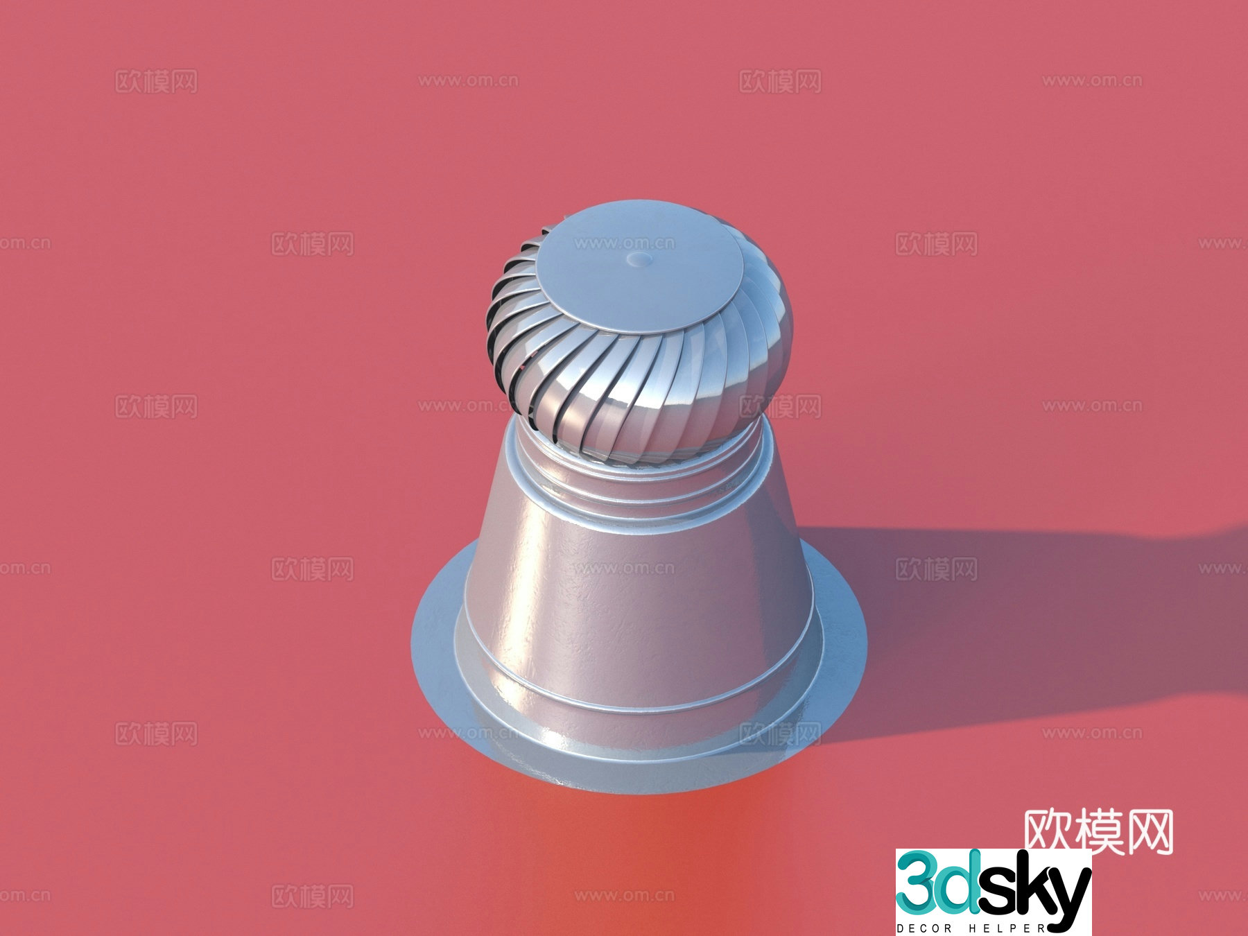 Ventilation fan Exhaust Ventilation outlet 3D model