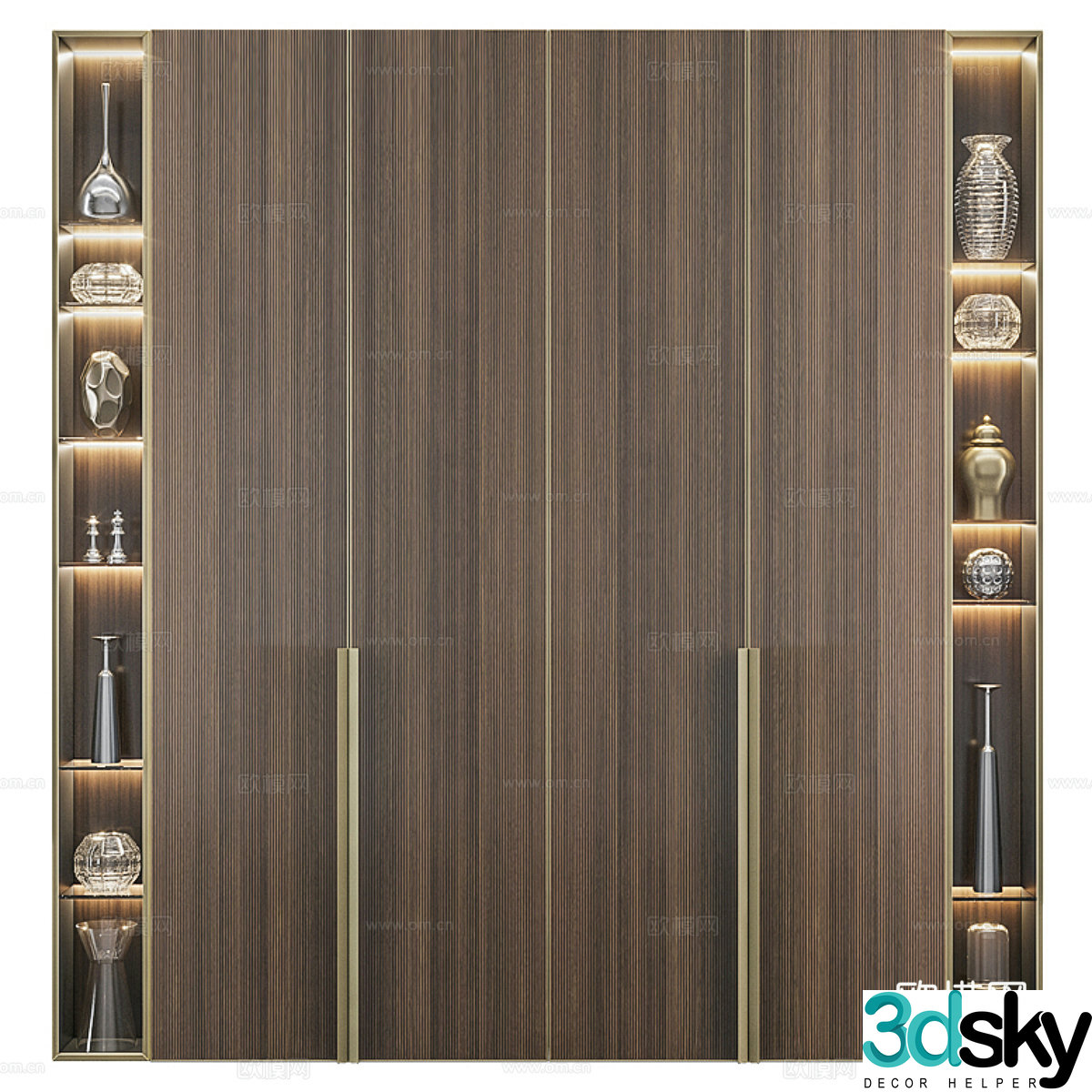 Cabinet Set 3D Model