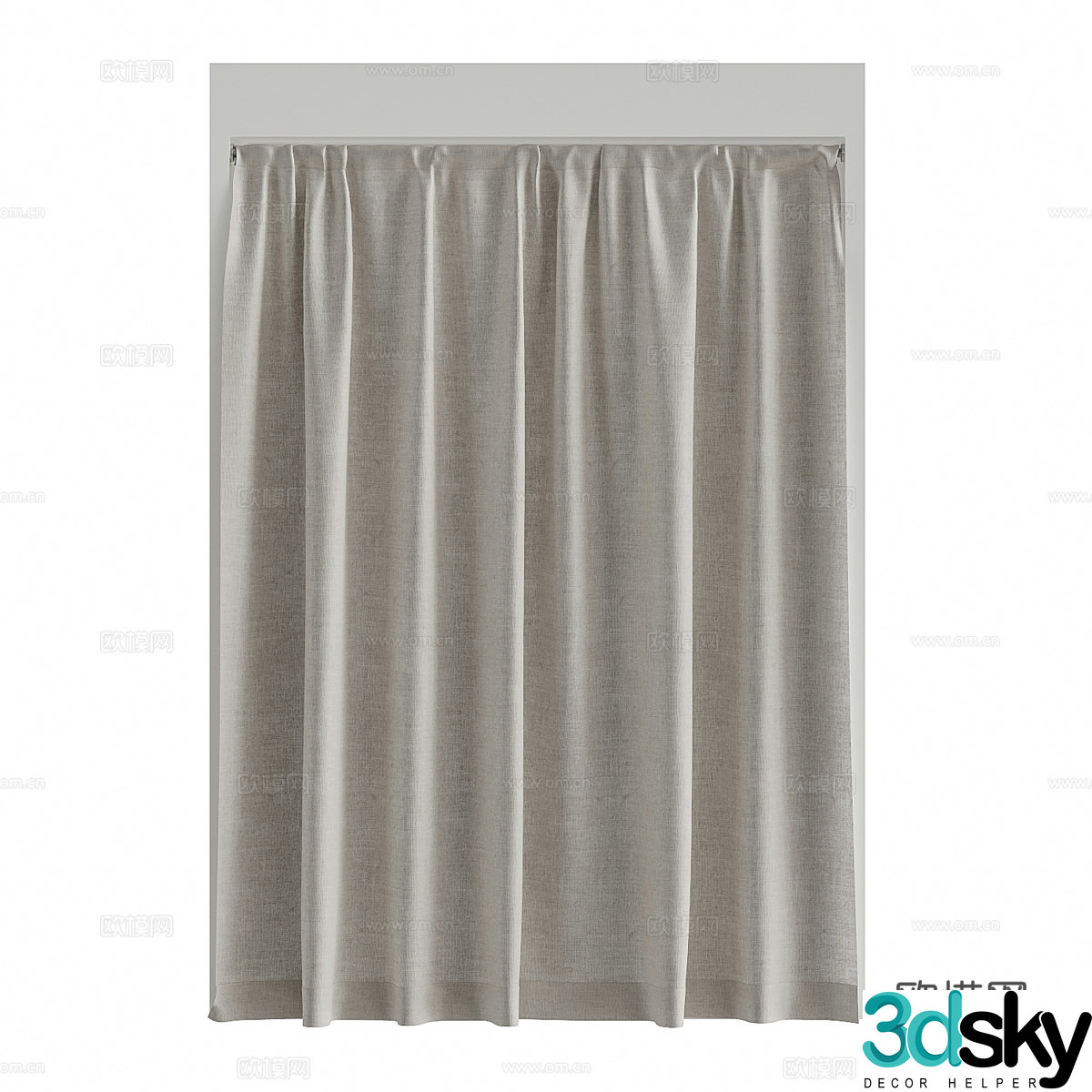 Curtain 3d model