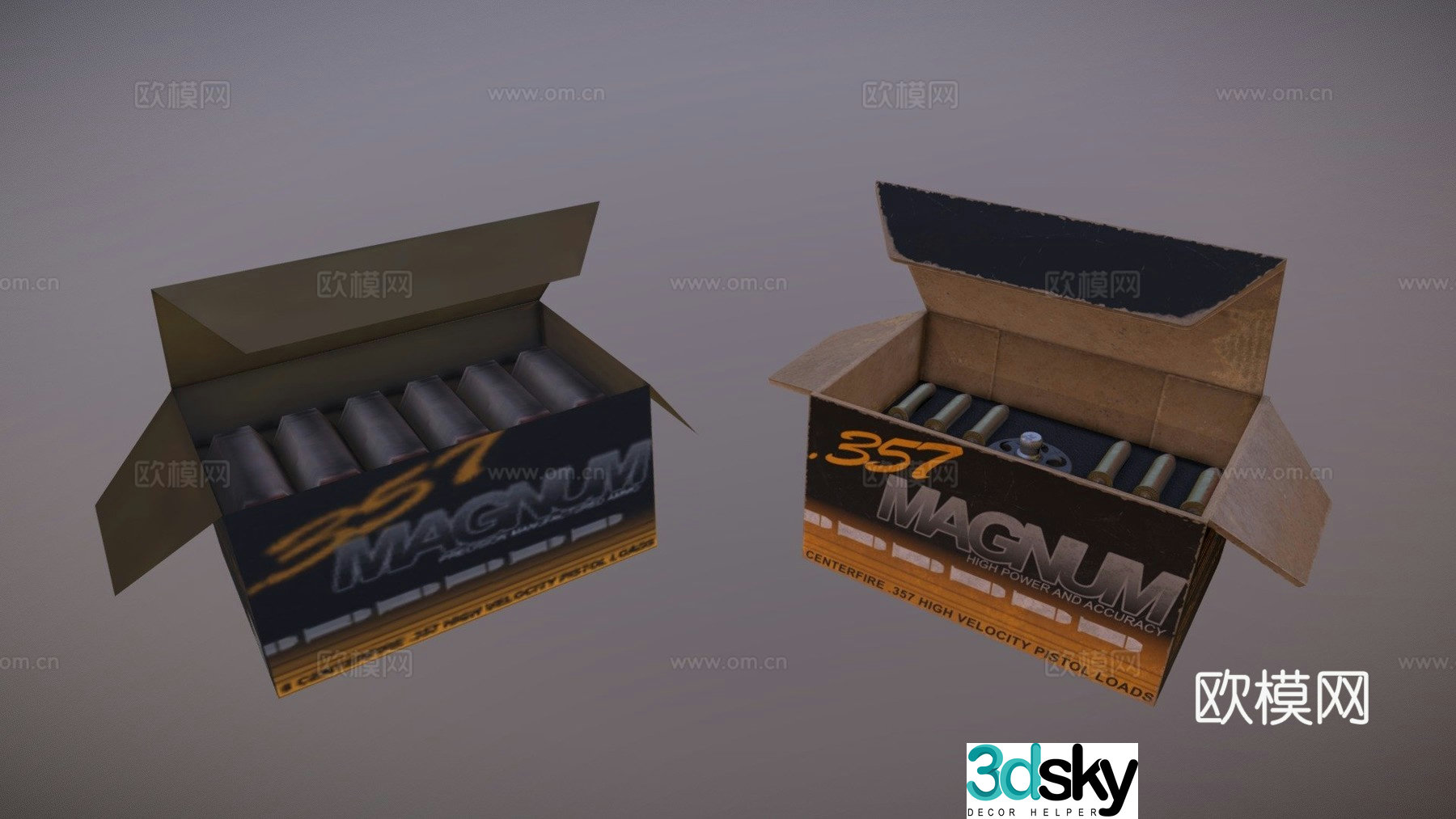 Half-life 2 .357 ammo bag 3d model