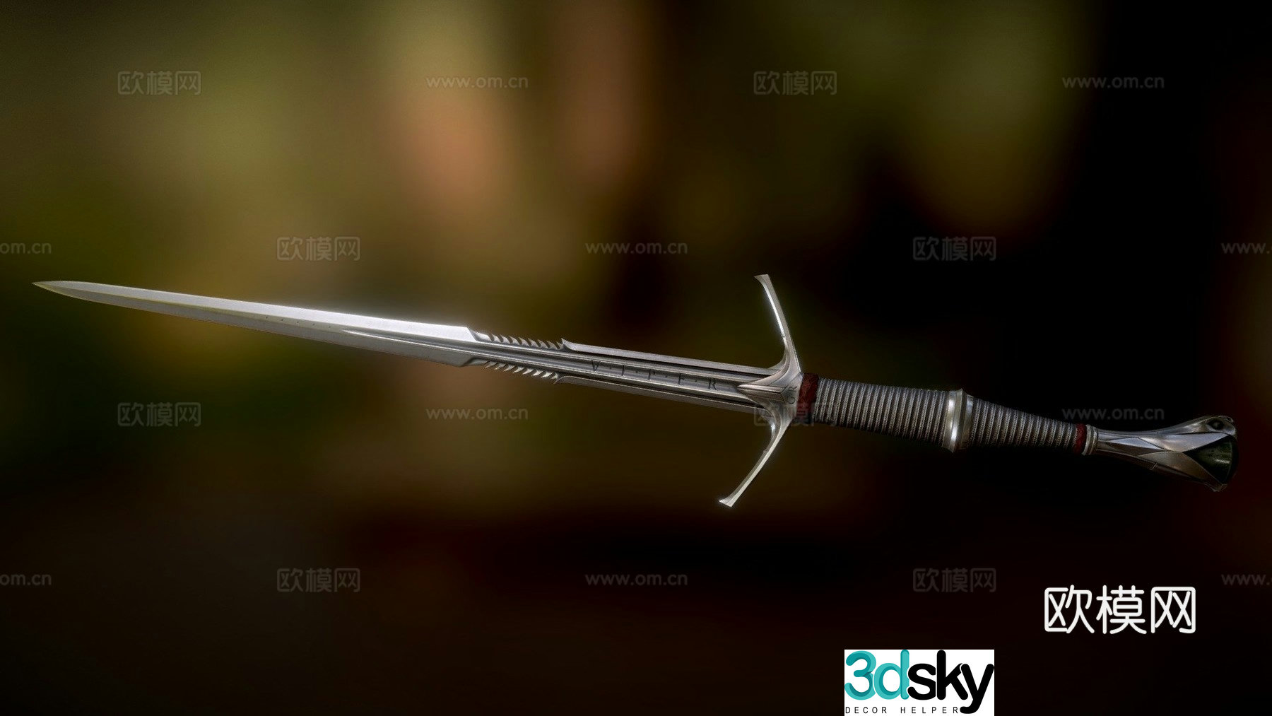 sword 3d model
