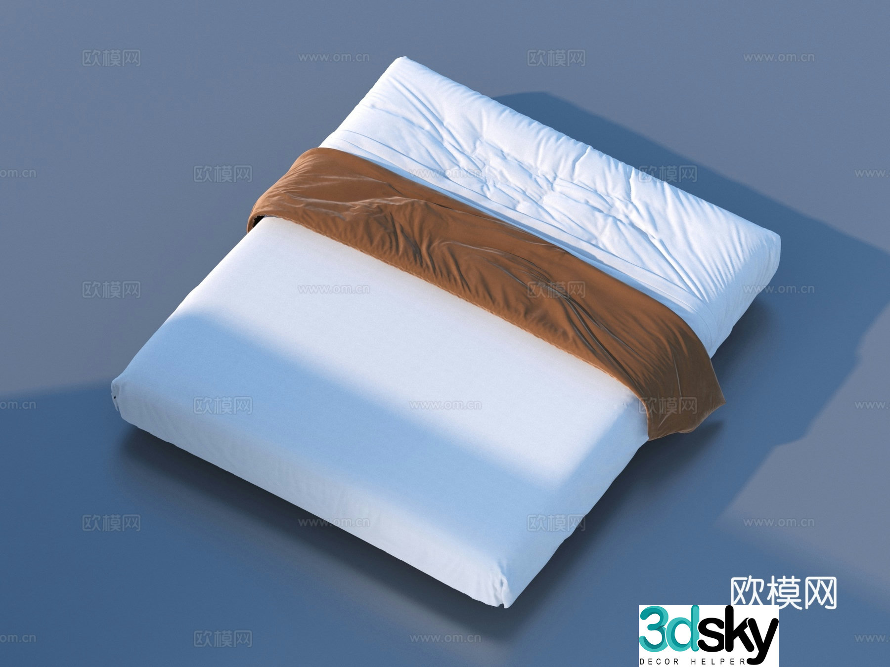 Simmons mattress thick mattress 3d model