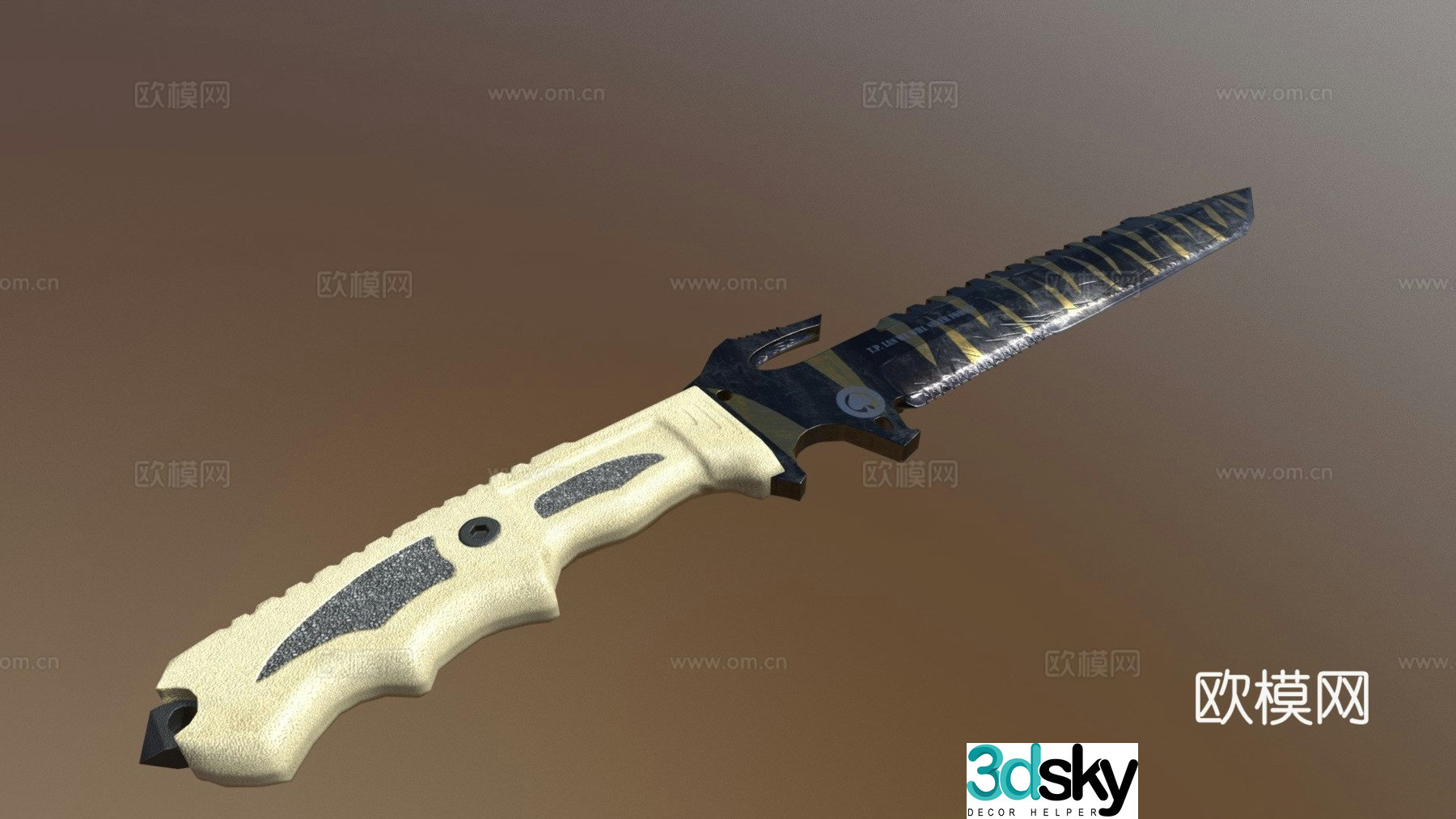 Interceptor knife 3d model