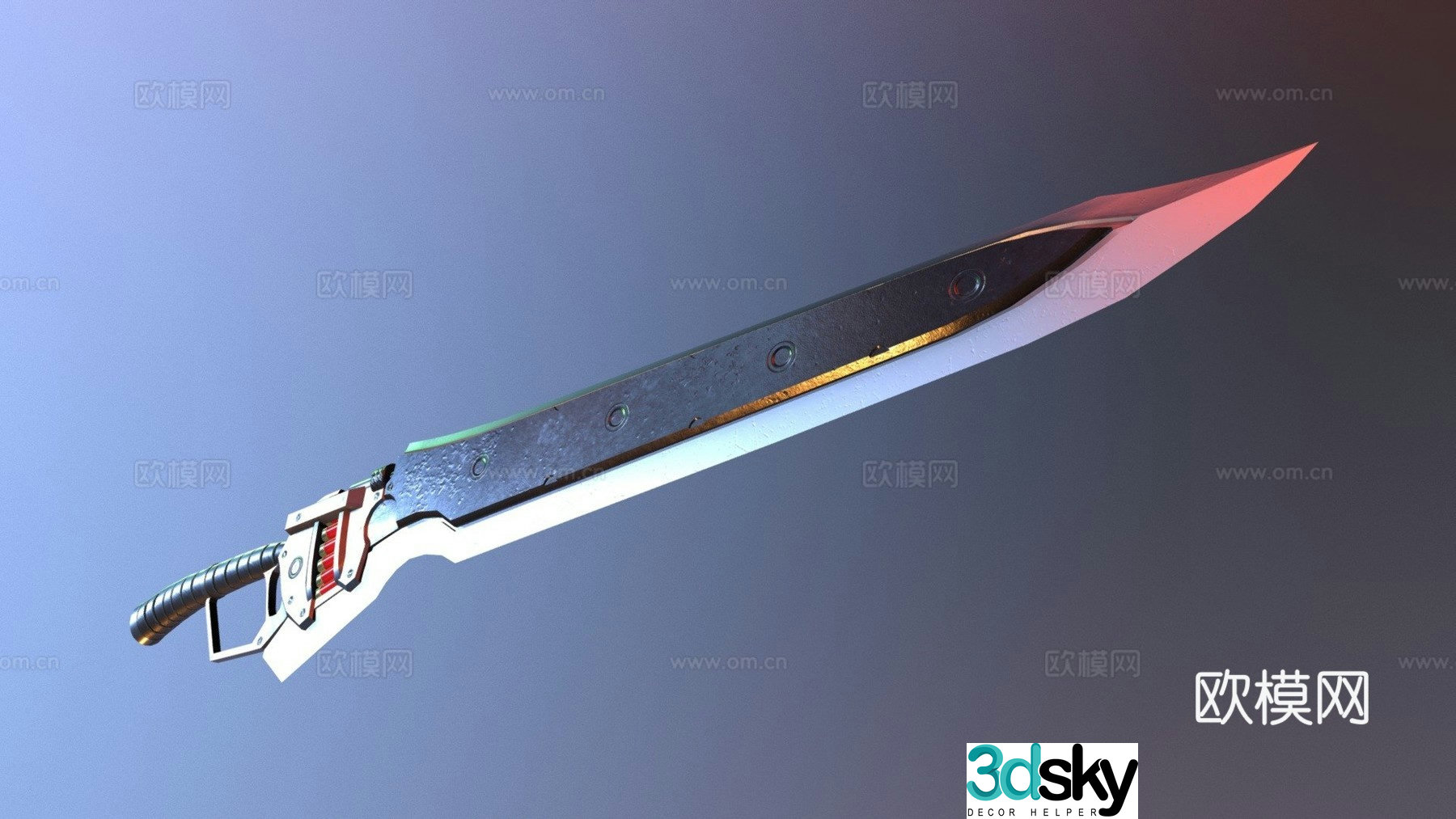 alchemy sword 3d model
