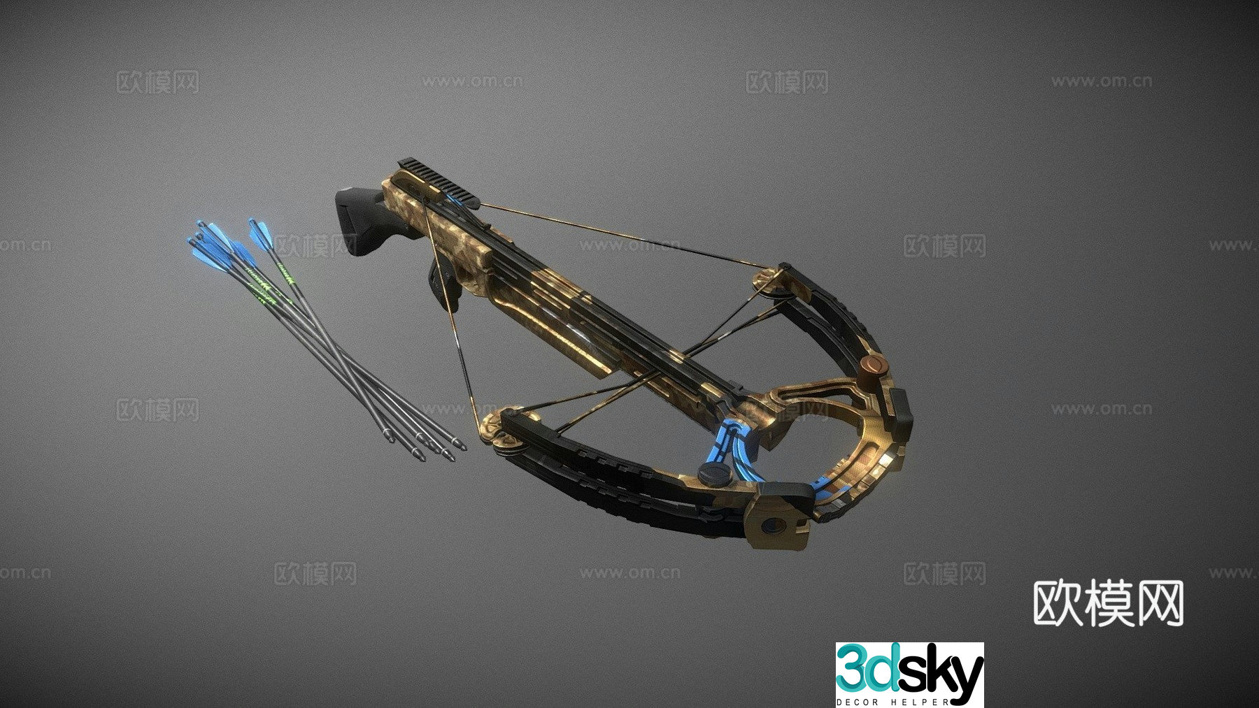 crossbow 3d model