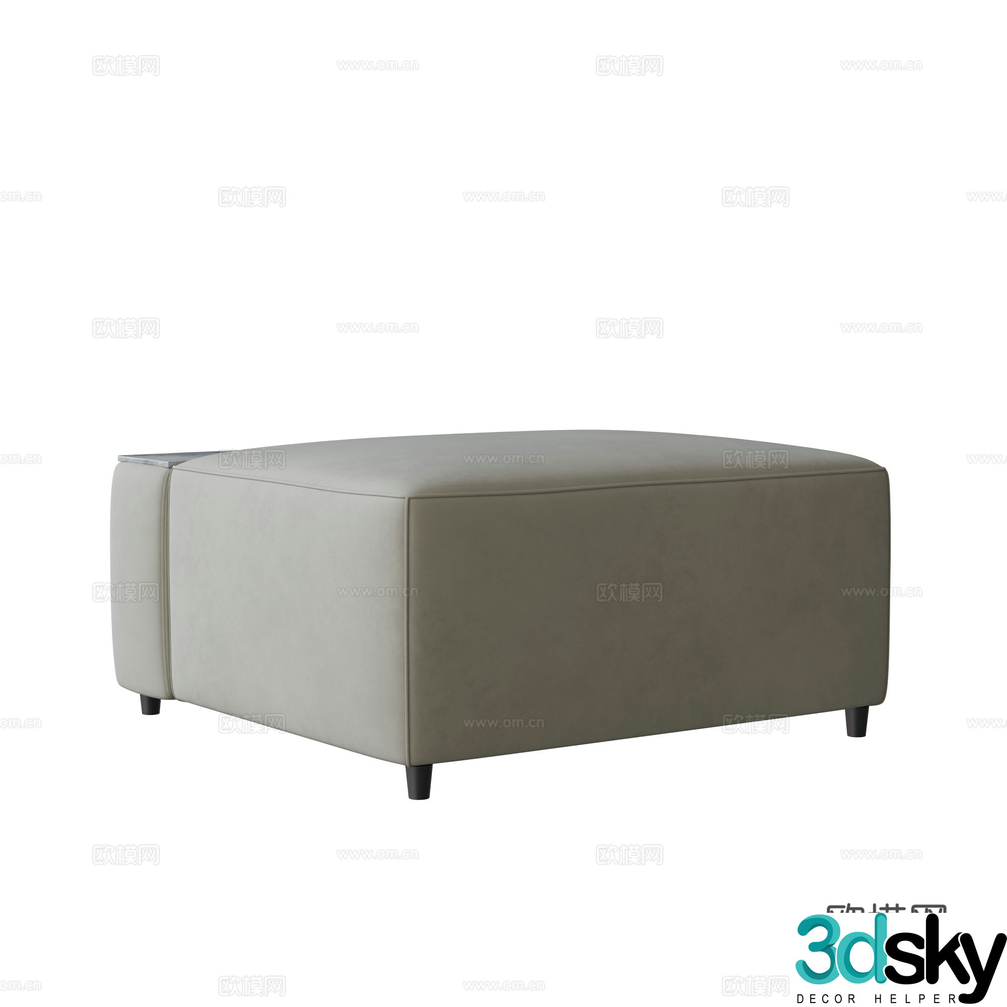 Modern pedal 3D model