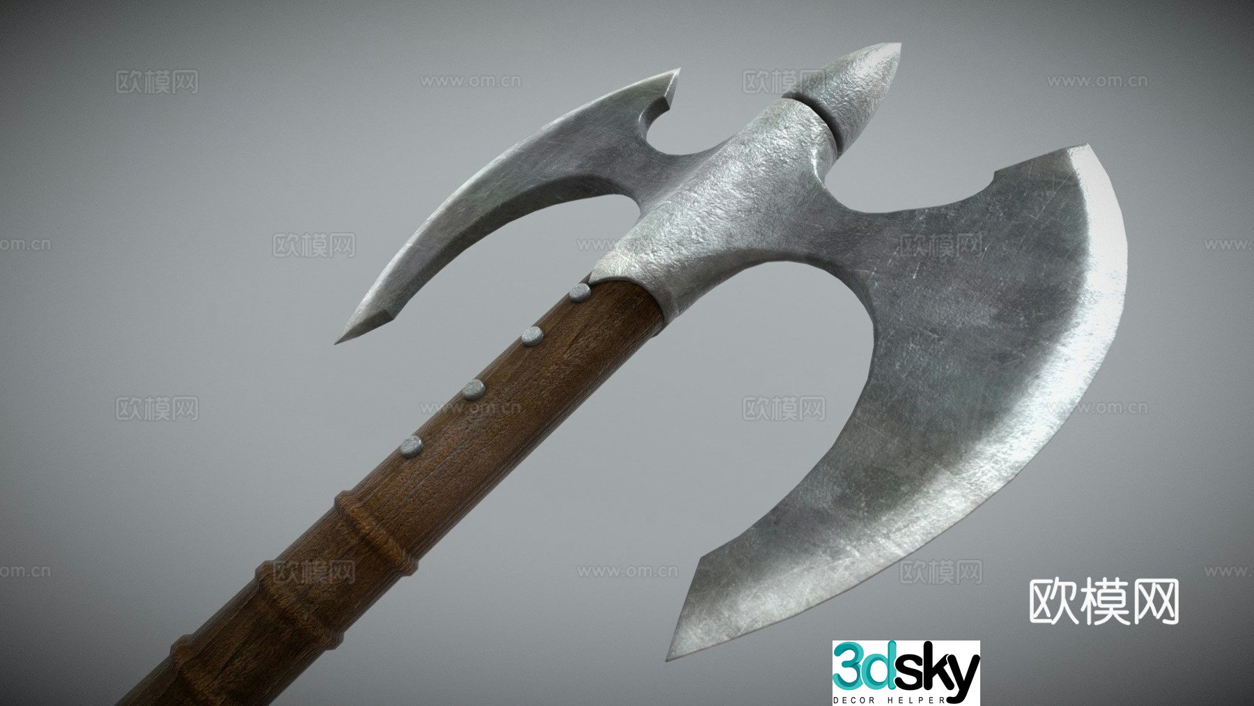 D ax model 3d model