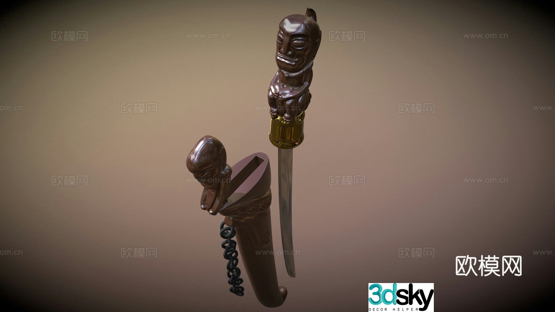 PisoGajaDompak3d model