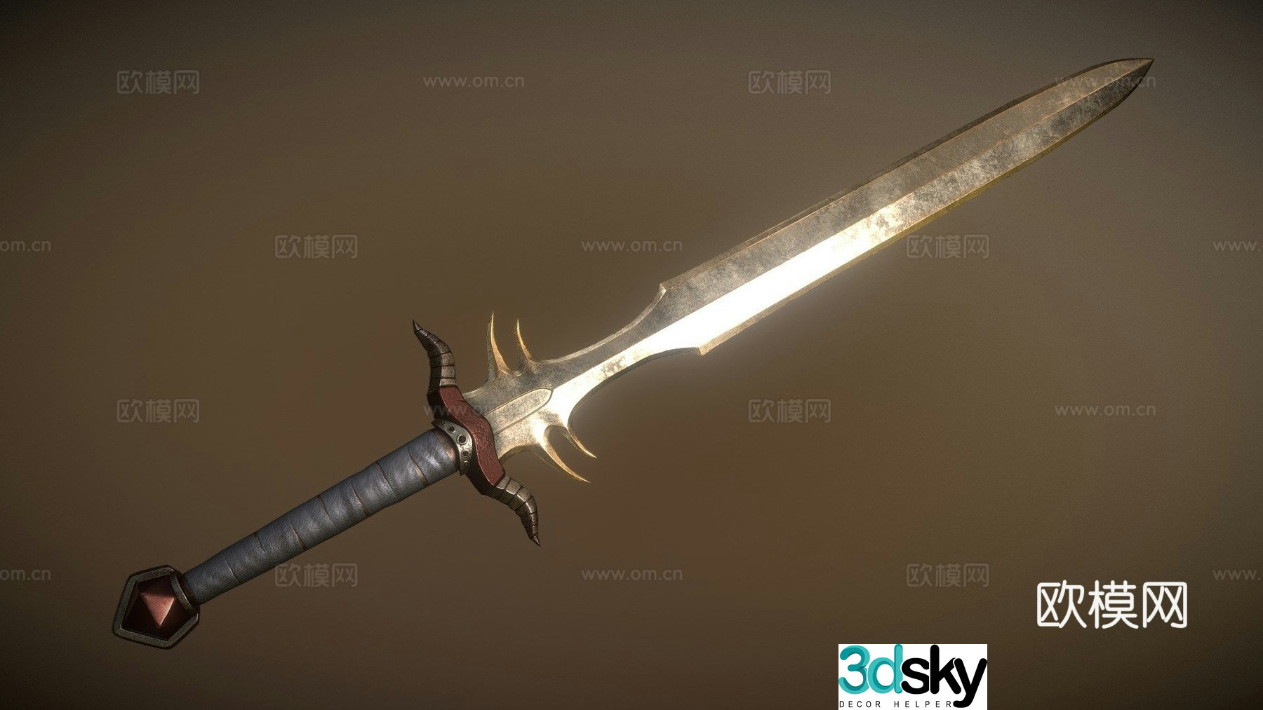 Demon King's Blade-One-Handed Sword 3D model