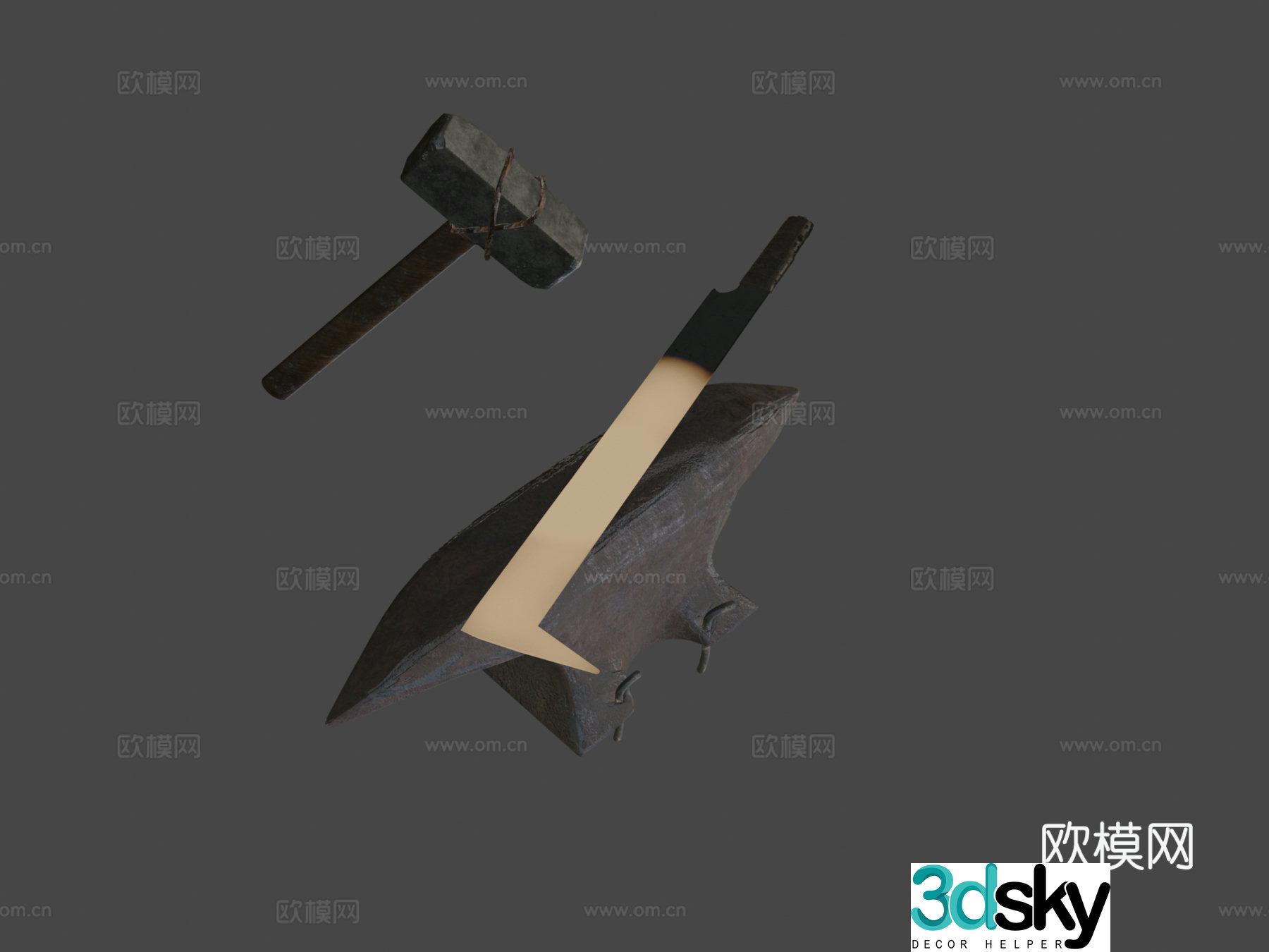 Uruk-Sea Forge 3D model